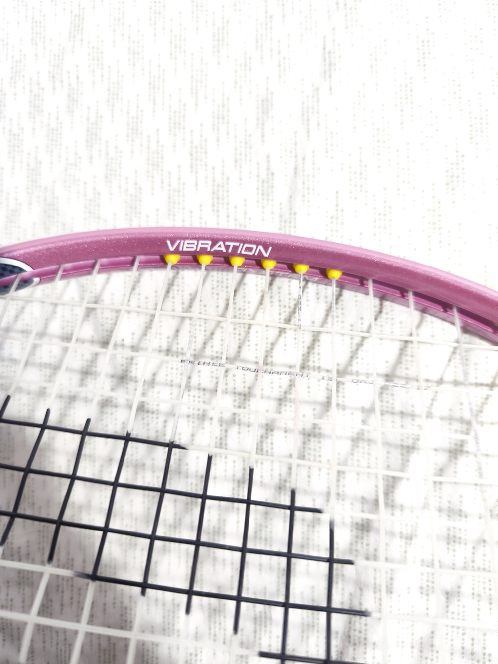 Pink Tennis Racket with White Grip - Picture 6 of 13